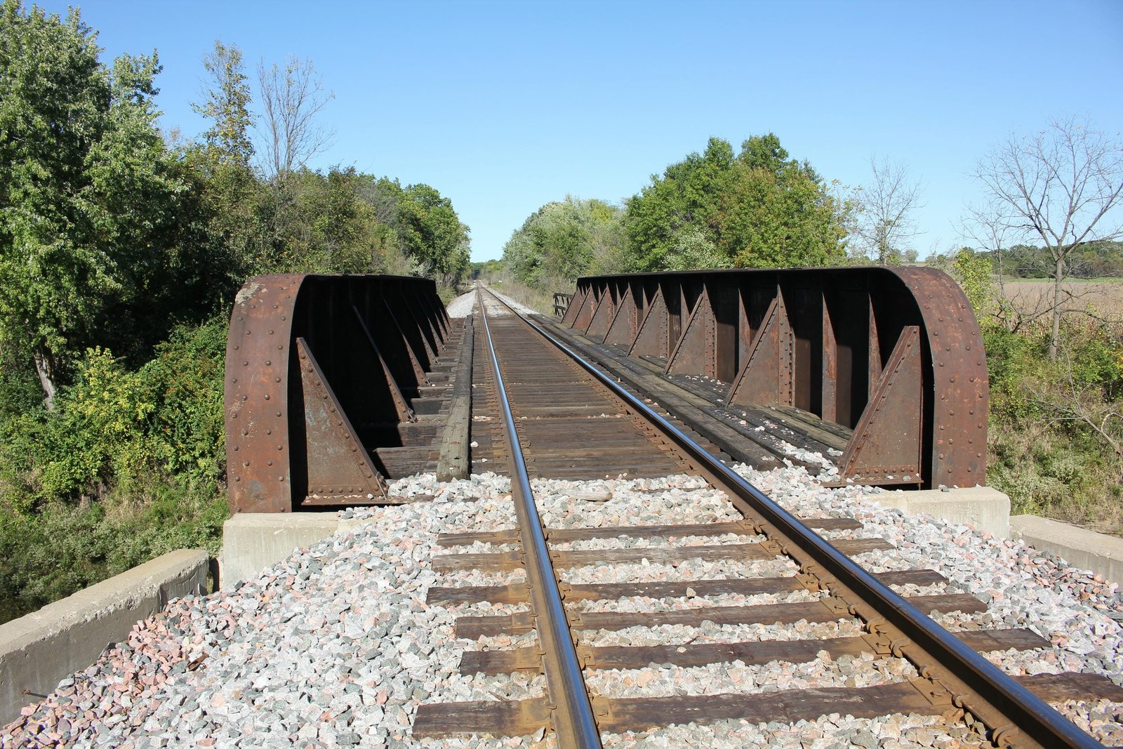 Looking east
